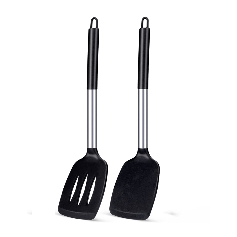 Okonomiyaki Spatula - 2Pcs Silicone Spatula Set Heat Resistant