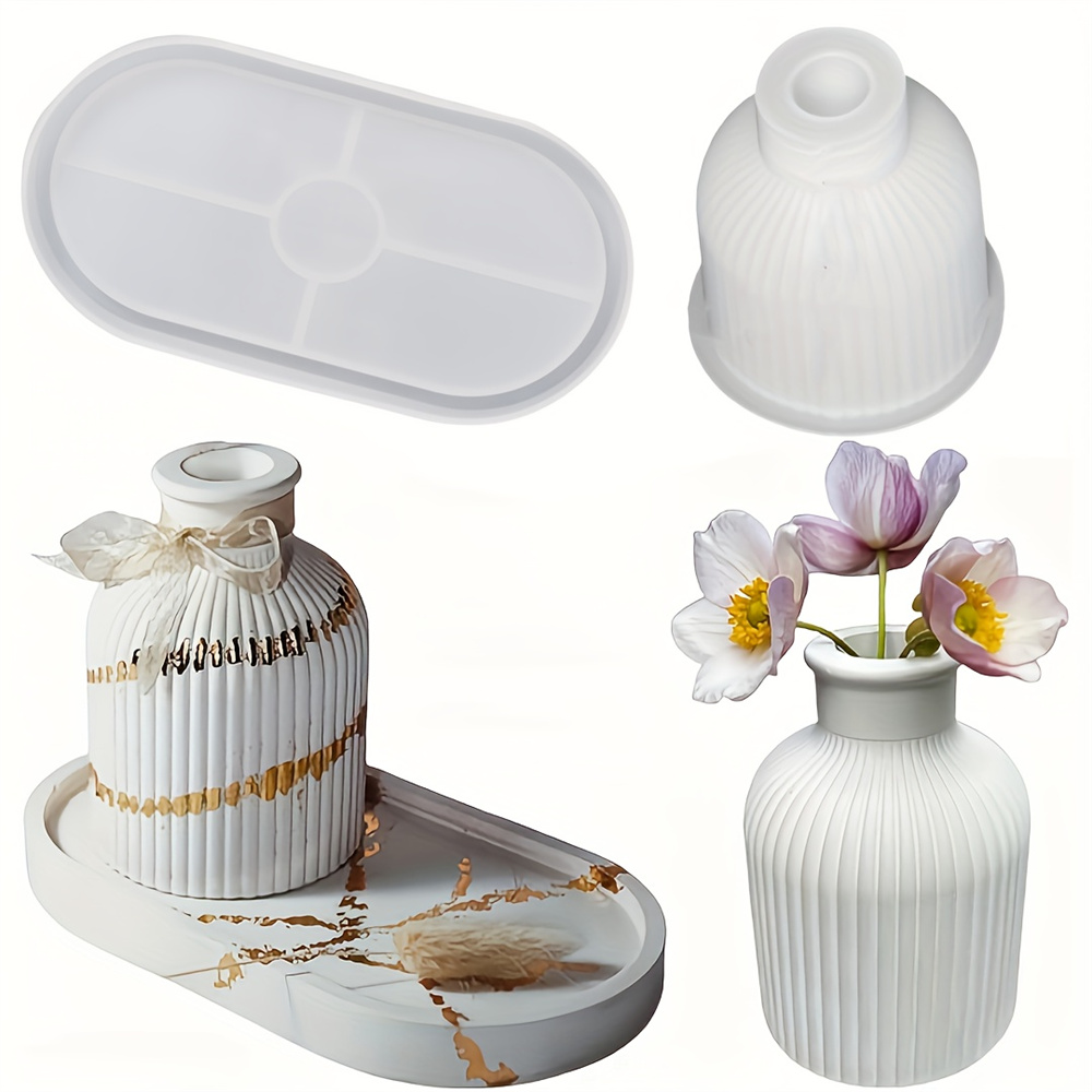 1/2pcs Vase Tray Silicone Mold - Potsticker Mold review and price